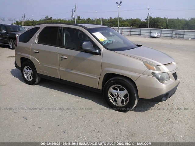 3G7DA03E33S507041 - 2003 PONTIAC AZTEK GOLD photo 1