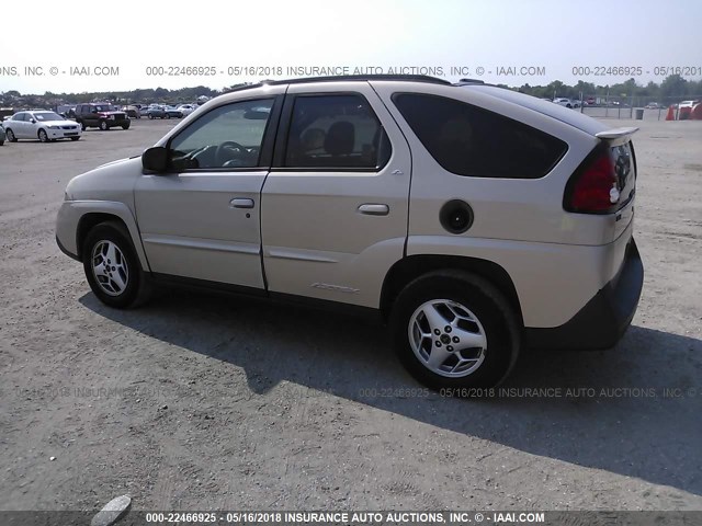 3G7DA03E33S507041 - 2003 PONTIAC AZTEK GOLD photo 3