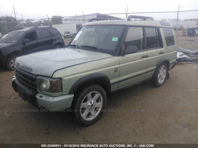 SALTP19424A835871 - 2004 LAND ROVER DISCOVERY II HSE GREEN photo 2