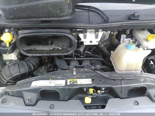 3C6TRVDG1HE539650 - 2017 RAM PROMASTER 2500 2500 HIGH WHITE photo 10