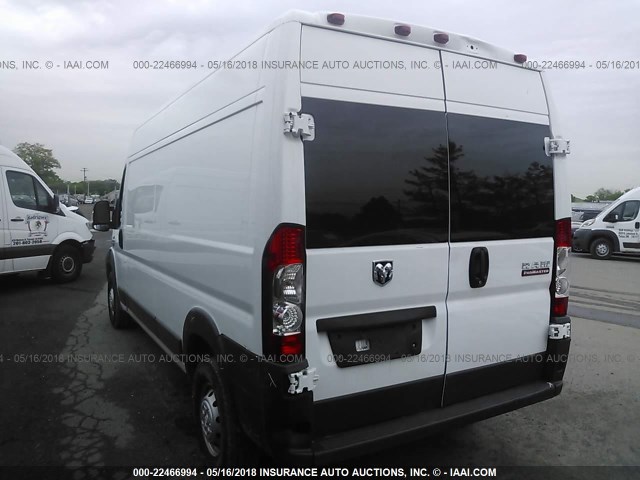 3C6TRVDGXHE533054 - 2017 RAM PROMASTER 2500 2500 HIGH WHITE photo 3