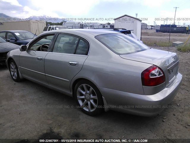 JNKBF01A72M007729 - 2002 INFINITI Q45 SILVER photo 3