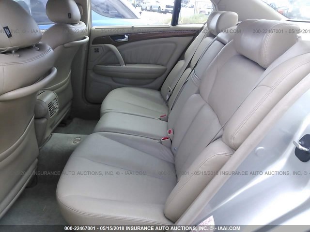 JNKBF01A72M007729 - 2002 INFINITI Q45 SILVER photo 8