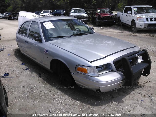 2FAHP71VX9X147920 - 2009 FORD CROWN VICTORIA POLICE INTERCEPTOR SILVER photo 1