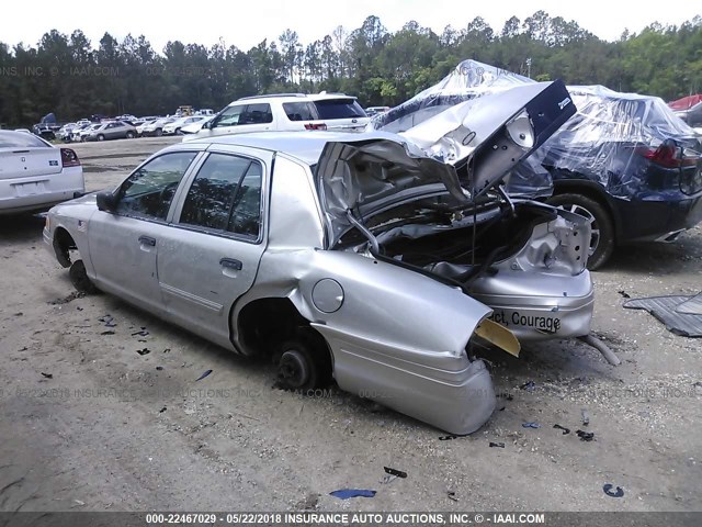 2FAHP71VX9X147920 - 2009 FORD CROWN VICTORIA POLICE INTERCEPTOR SILVER photo 3