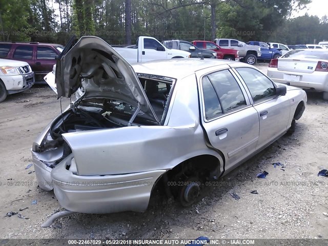 2FAHP71VX9X147920 - 2009 FORD CROWN VICTORIA POLICE INTERCEPTOR SILVER photo 4