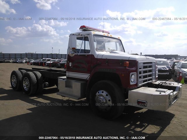 1HTLRTVR7EHA25878 - 1984 INTERNATIONAL FIRE TRUCK  RED photo 2