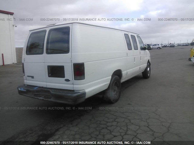 1FTPS24L8WHA72776 - 1998 FORD ECONOLINE E250 SUPER DUTY VAN WHITE photo 4