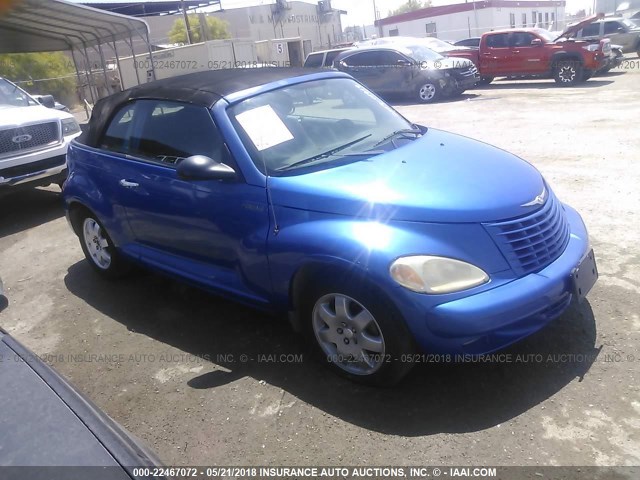 3C3EY55E35T571075 - 2005 CHRYSLER PT CRUISER TOURING BLUE photo 1