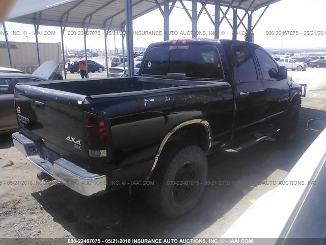 3D7KU28D73G700944 - 2003 DODGE RAM 2500 ST/SLT 黑色 照片 4