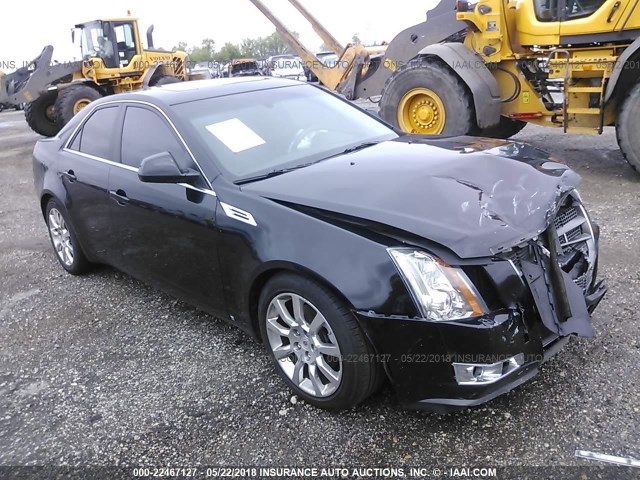 1G6DT57V690140125 - 2009 CADILLAC CTS HI FEATURE V6 BLACK photo 1