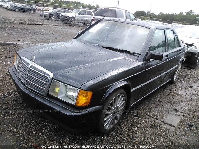 WDBDA34D0GF235999 - 1986 MERCEDES-BENZ 190 E 2.3-16 GRAY photo 2