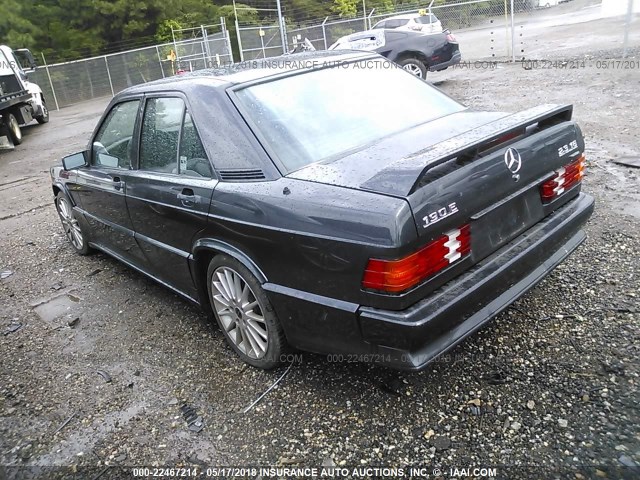 WDBDA34D0GF235999 - 1986 MERCEDES-BENZ 190 E 2.3-16 GRAY photo 3