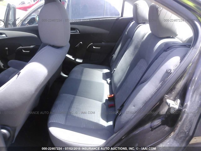 1G1JA5SH6D4254143 - 2013 CHEVROLET SONIC LS 灰色 照片 8