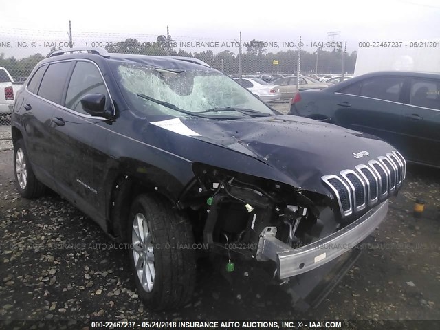 1C4PJLCB7JD531751 - 2018 JEEP CHEROKEE LATITUDE BLACK photo 1