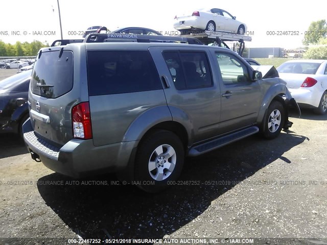 5N1AR18B29C617817 - 2009 NISSAN PATHFINDER S/LE/SE GRAY photo 4