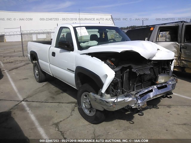 1GBHC24U67E195073 - 2007 CHEVROLET SILVERADO C2500 HEAVY DUTY WHITE photo 1