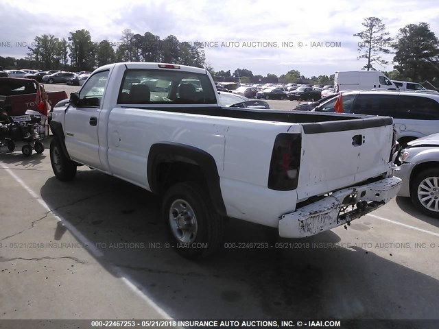 1GBHC24U67E195073 - 2007 CHEVROLET SILVERADO C2500 HEAVY DUTY WHITE photo 3