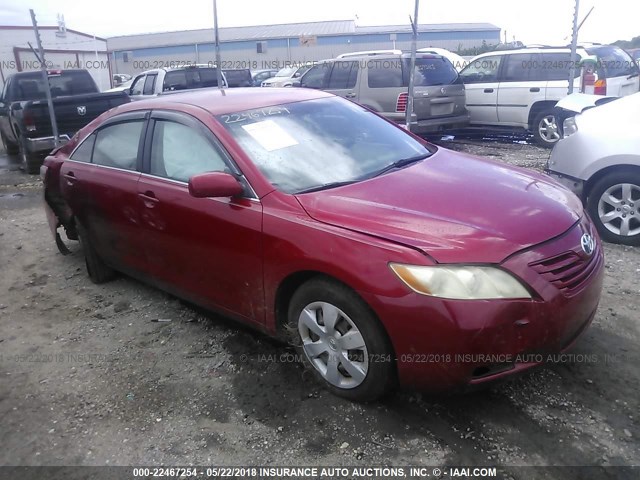 4T1BE46K08U216988 - 2008 TOYOTA CAMRY CE/LE/XLE/SE RED photo 1