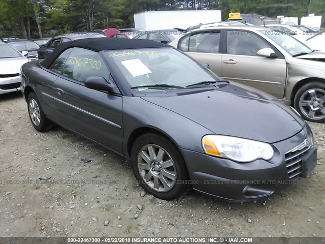 1C3EL65R24N421383 - 2004 CHRYSLER SEBRING LIMITED GRAY photo 1