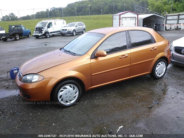 KL5JD66Z98K871017 - 2008 SUZUKI RENO CONVENIENCE ORANGE photo 2