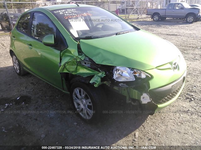 JM1DE1KY2C0147467 - 2012 MAZDA MAZDA2 GREEN photo 6