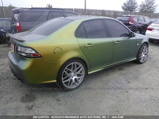 YS3FH42R891016193 - 2009 SAAB 9-3 AERO GREEN photo 4