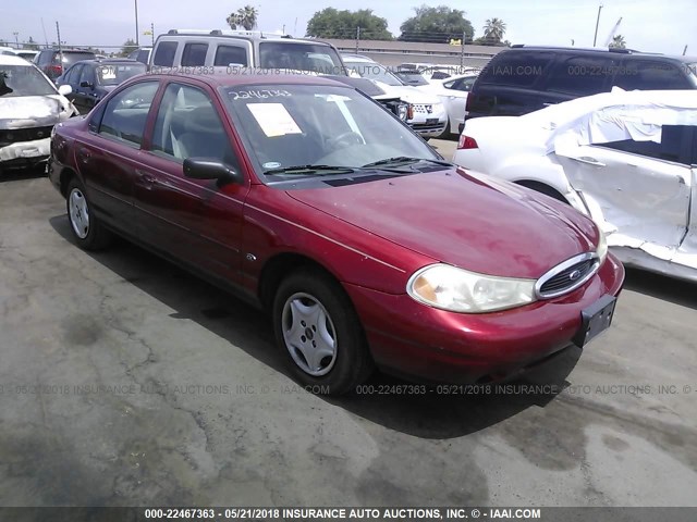 1FALP6537WK110920 - 1998 FORD CONTOUR GL/SPORT/LX MAROON photo 1