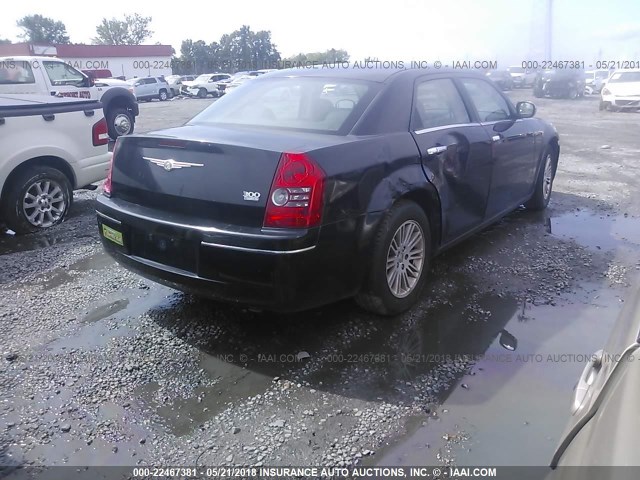 2C3CA4CD0AH104568 - 2010 CHRYSLER 300 TOURING BLACK photo 4