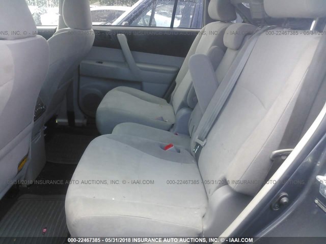 5TDZA3EH5DS033647 - 2013 TOYOTA HIGHLANDER PLUS GRAY photo 8