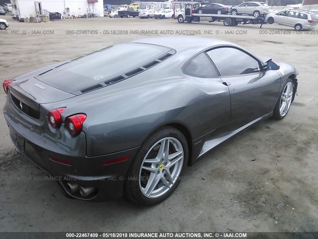 ZFFEW58A250144141 - 2005 FERRARI F430 GRAY photo 4