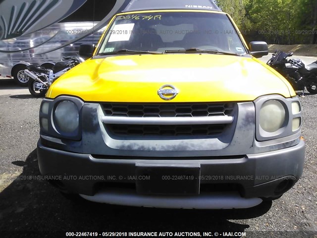 5N1ED28Y72C552754 - 2002 NISSAN XTERRA XE/SE YELLOW photo 6