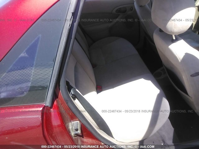 1FAHP38361W142856 - 2001 FORD FOCUS ZTS RED photo 8