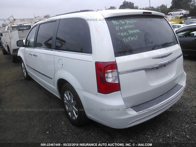 2C4RC1BGXFR699800 - 2015 CHRYSLER TOWN & COUNTRY TOURING WHITE photo 3