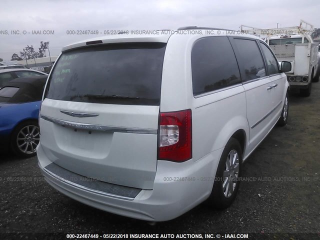 2C4RC1BGXFR699800 - 2015 CHRYSLER TOWN & COUNTRY TOURING WHITE photo 4