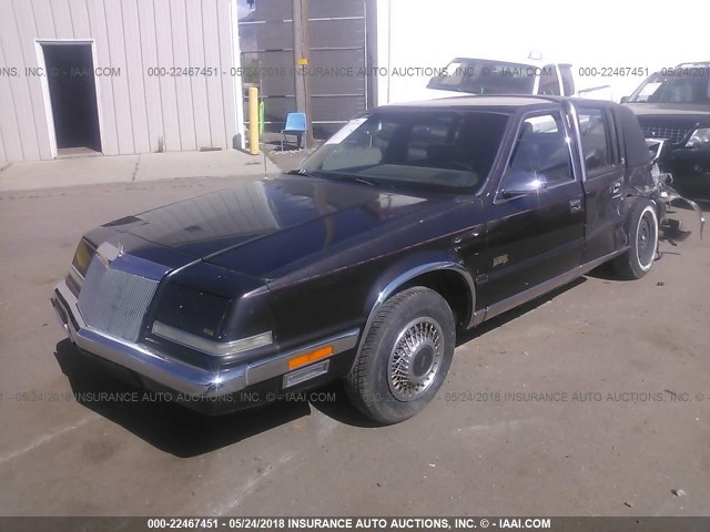 1C3XY56R1LD826772 - 1990 CHRYSLER IMPERIAL MAROON photo 2