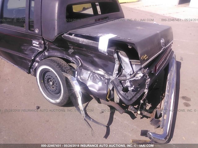 1C3XY56R1LD826772 - 1990 CHRYSLER IMPERIAL MAROON photo 6