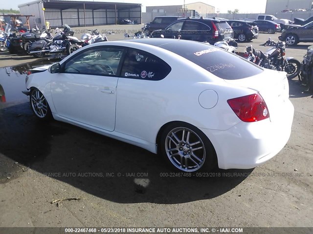 JTKDE177160114179 - 2006 TOYOTA SCION TC 白色 照片 3