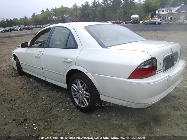 1LNHM87A84Y613233 - 2004 LINCOLN LS WHITE photo 3