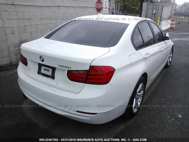 WBA3B1C55EP679831 - 2014 BMW 320 I WHITE photo 4