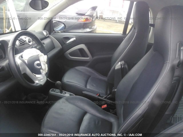 WMEEJ31X39K277860 - 2009 SMART FORTWO PURE/PASSION BLUE photo 8