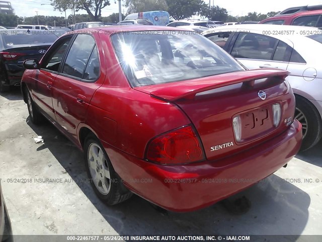 3N1CB51D16L488637 - 2006 NISSAN SENTRA 1.8/1.8S RED photo 3