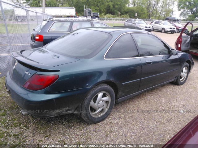 19UYA2252VL001890 - 1997 ACURA 3.0CL Կանաչ լուսանկար 4