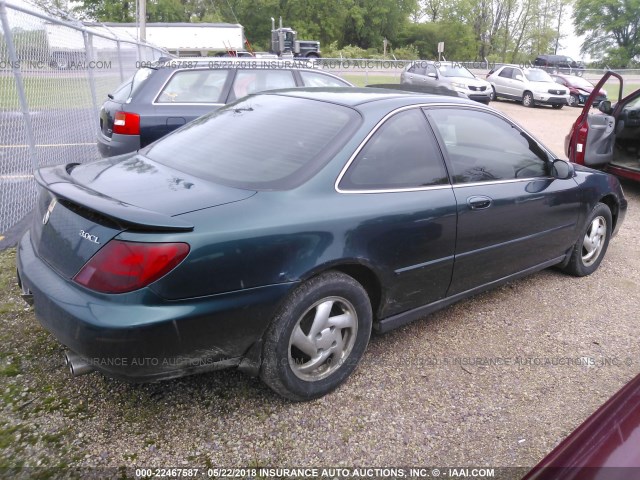 19UYA2252VL001890 - 1997 ACURA 3.0CL GREEN photo 4