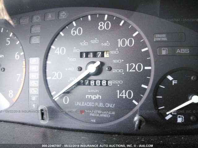 19UYA2252VL001890 - 1997 ACURA 3.0CL Կանաչ լուսանկար 7