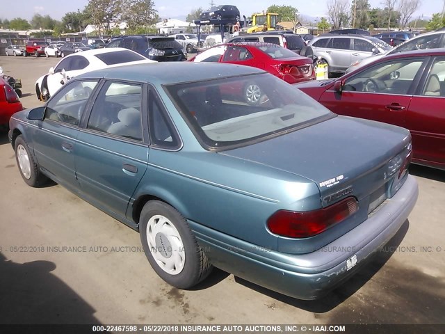 1FALP5243PA291593 - 1993 FORD TAURUS GL GREEN photo 3