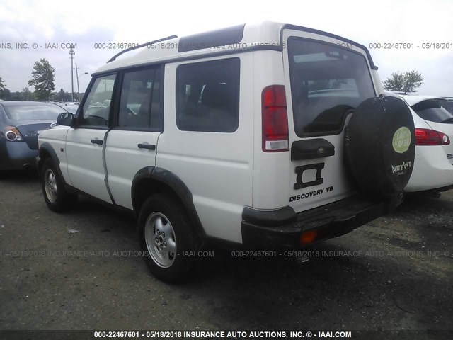 SALTL12401A708845 - 2001 LAND ROVER DISCOVERY II SD WHITE photo 3