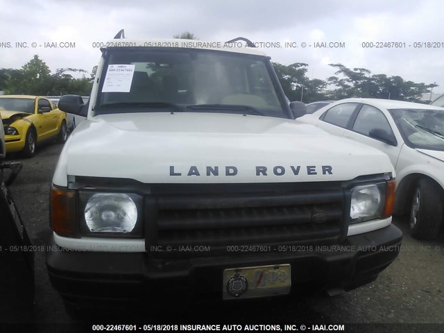 SALTL12401A708845 - 2001 LAND ROVER DISCOVERY II SD WHITE photo 6