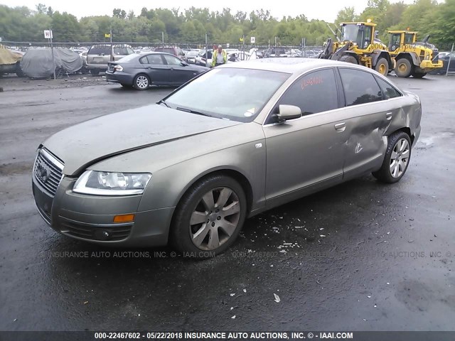 WAUDG74F96N063398 - 2006 AUDI A6 3.2 QUATTRO BEIGE photo 2