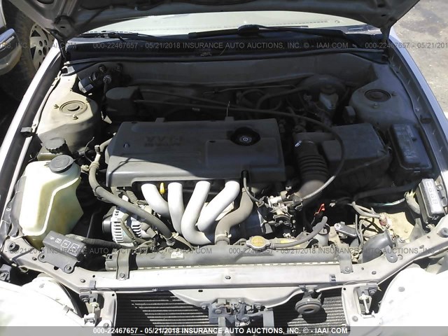 1NXBR18E4YZ305182 - 2000 TOYOTA COROLLA VE/CE/LE TAN photo 10